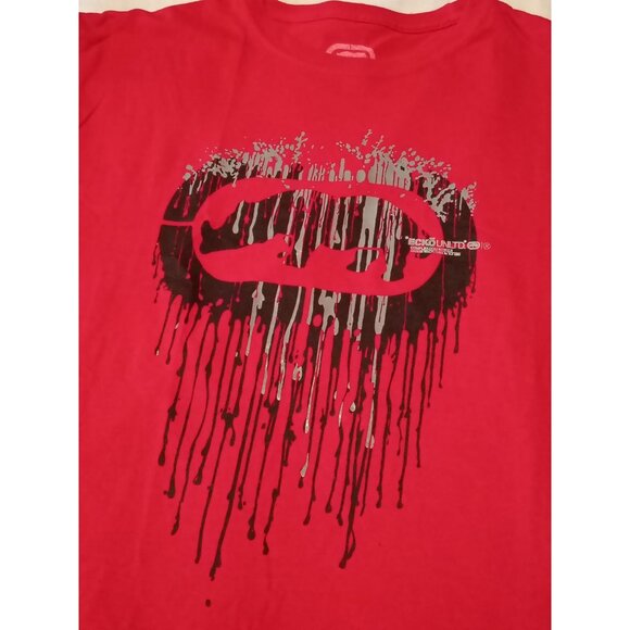 Ecko Unltd Mens Drip Logo T-Shirt Medium Short Sleeve - Picture 1 of 8
